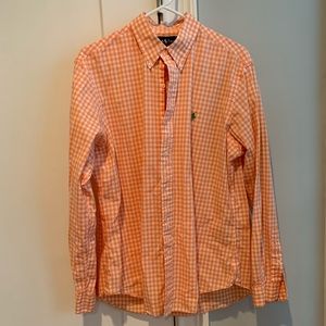 Polo Ralph Lauren orange button down. Like new!